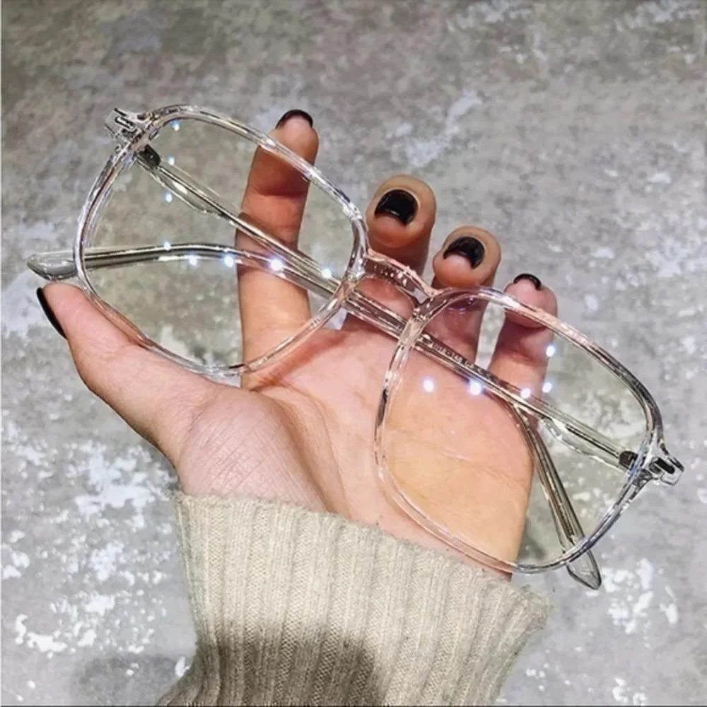 Transparent Glasses Clear Square Frame Glasses Fashion Glasses